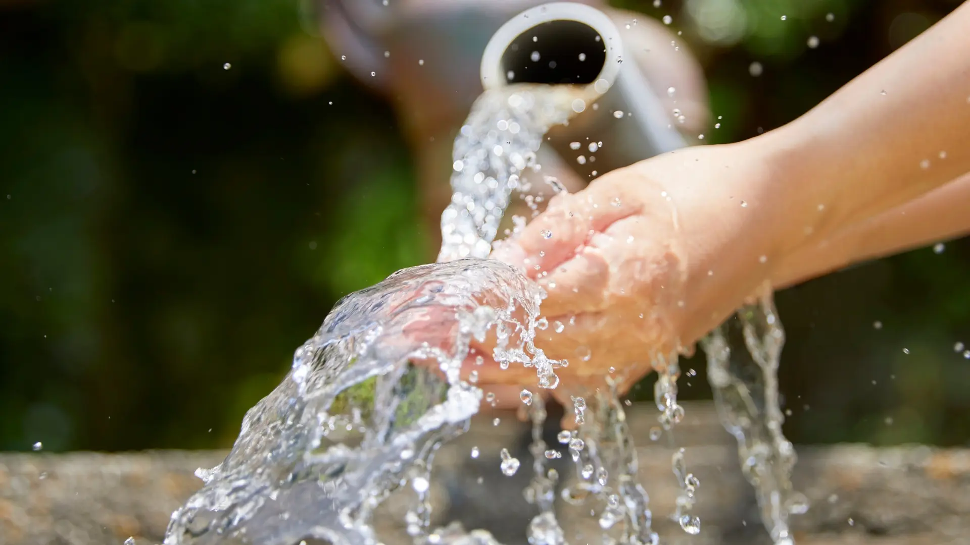 Well water testing illustration